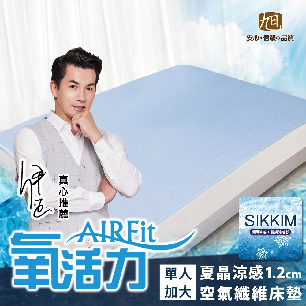 [AIRFit] 雲采涼感透氣支撐床墊-單人 贈40x75CM萬用墊 歷史價格詳細信息
