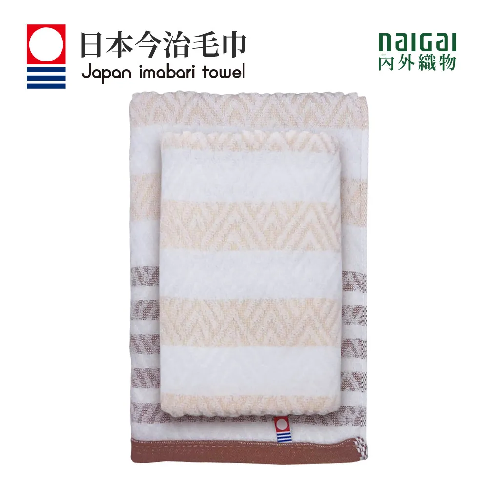 日本製今治認證純棉32*75CM毛巾-迴紋格 卡其(420BE野) 歷史價格詳細信息
