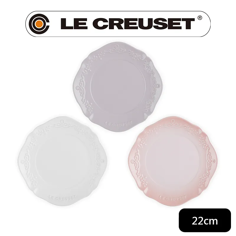 Le Creuset 永恆花蕾系列 典藏媽咪鑄鐵鍋 24cm 3.1L 棉花白 淡金頭 法國製 (電磁爐 IH爐可用) 歷史價格詳細信息