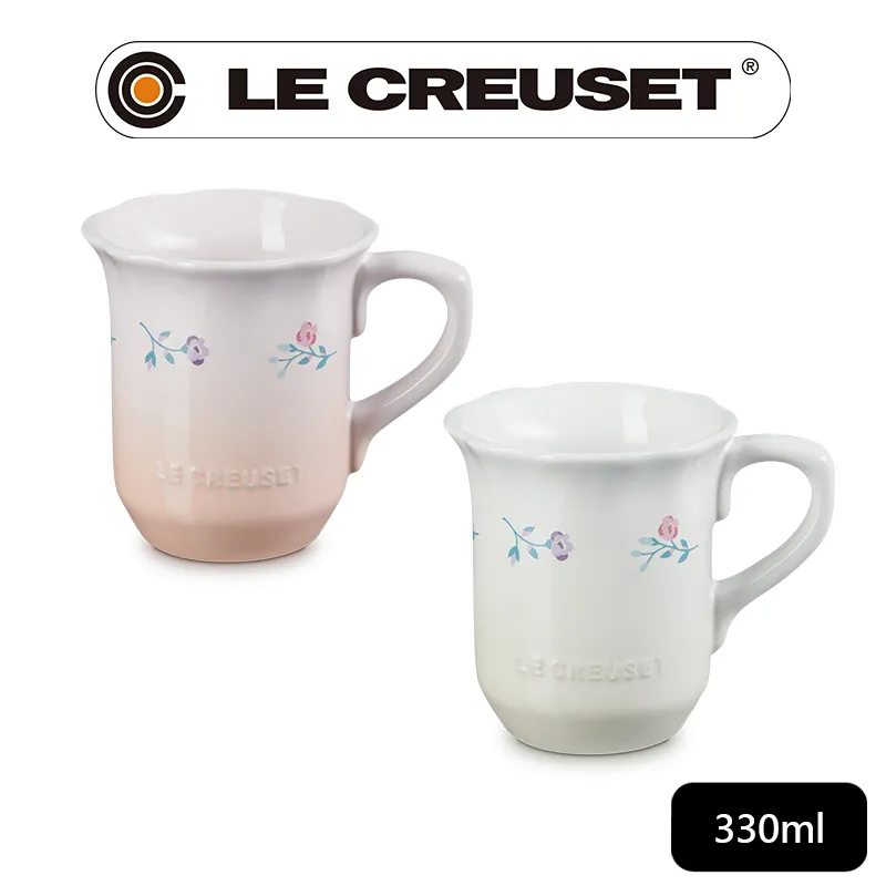 Le Creuset 南法花語系列 凡爾賽花園 不規則圓形深盤 盛菜盤 餐盤 20cm 芭蕾粉 歷史價格詳細信息