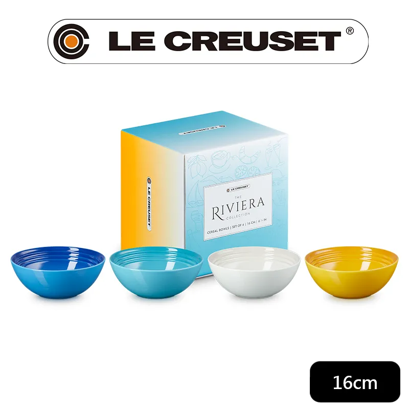 LE CREUSET-瓷器里維埃拉系列英式馬克杯組350ml - 4入組 (地中海藍/加勒比海藍/蛋白霜/杏桃黃) 歷史價格詳細信息