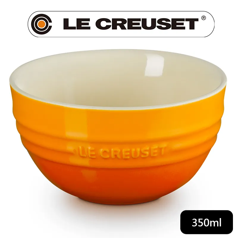 LE CREUSET-瓷器韓式飯碗350ml (南瓜橘) 歷史價格詳細信息