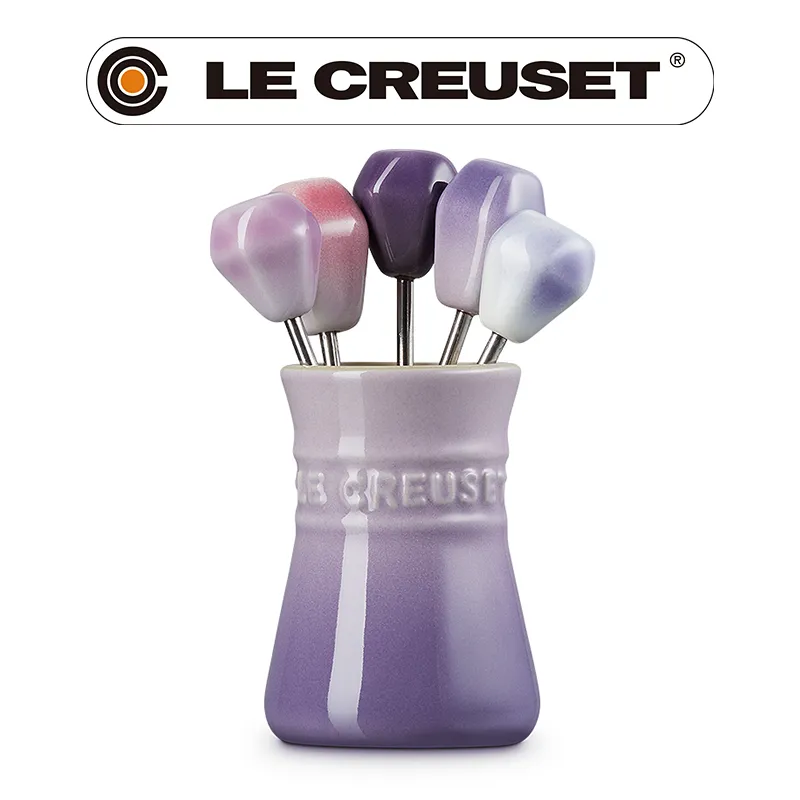 LE CREUSET-瓷器餐叉組 5入 (艾莉絲黃/薄荷藍/粉彩紫/牛奶粉/海岸藍) 歷史價格詳細信息