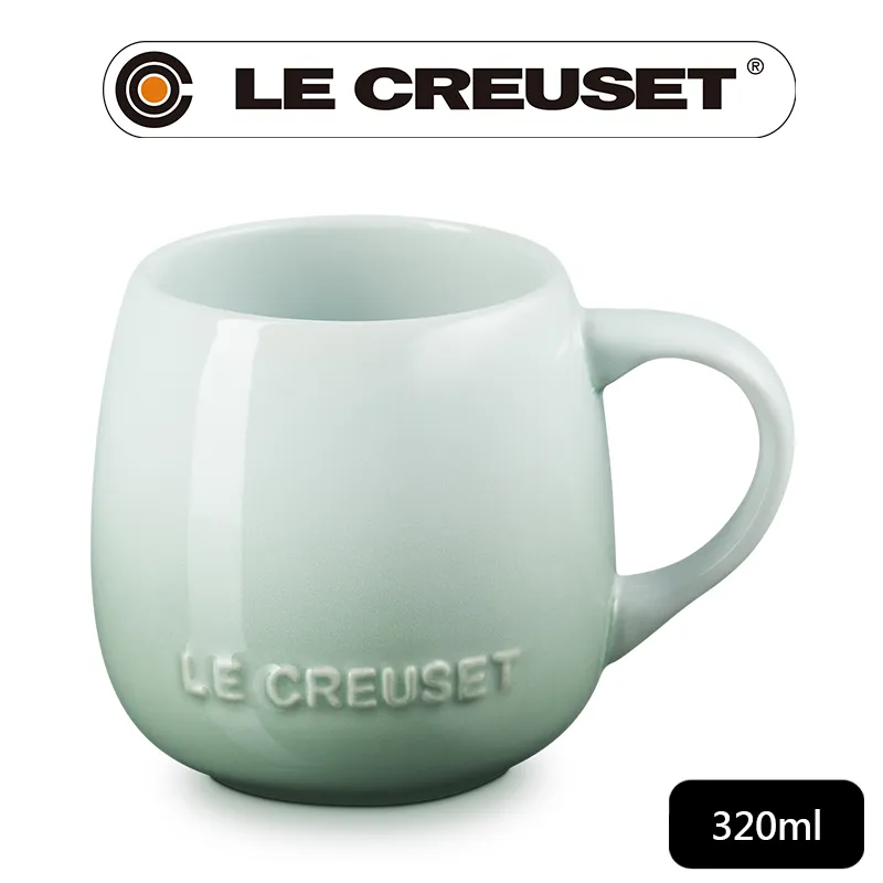 【Le Creuset】花蕾系列瓷器馬克杯320ml(柔粉紫/棉花白 二色選一) 歷史價格詳細信息