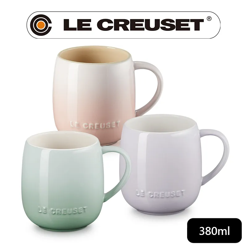 【Le Creuset】瓷器蛋蛋馬克杯380ml(棉花白) 歷史價格詳細信息