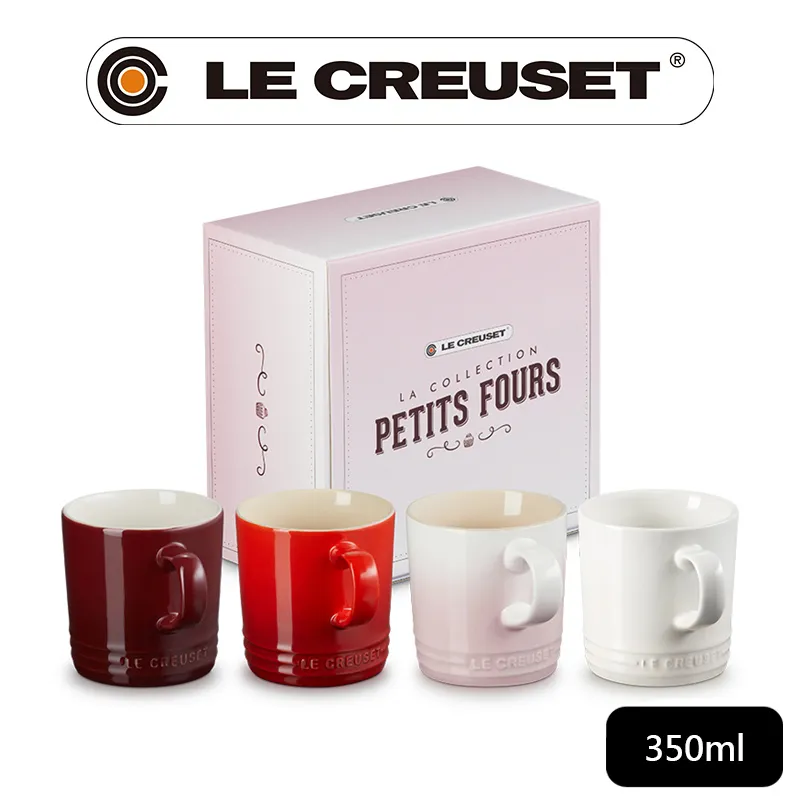 LE CREUSET-瓷器英式馬克杯組350ml - 4入 (櫻花粉/薄荷綠/粉彩紫/閃亮黃) 歷史價格詳細信息