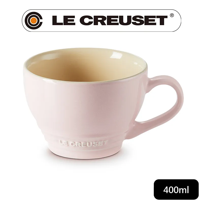 【Le Creuset】瓷器卡布奇諾杯400ml(無花果/海洋之花/水手藍/迷霧灰 4色選1) 歷史價格詳細信息