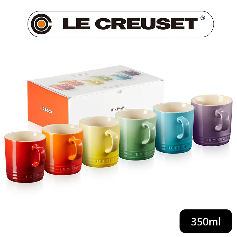 LE CREUSET-瓷器英式馬克杯組350ml - 4入 (櫻花粉/薄荷綠/粉彩紫/閃亮黃) 歷史價格詳細信息