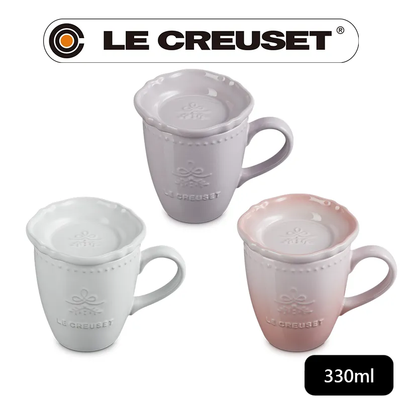 LE CREUSET-永恆花蕾系列瓷器圓盤 22cm (棉花白/柔粉紫/貝殼粉) 歷史價格詳細信息