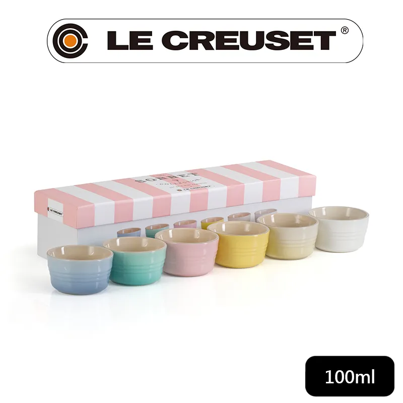 LE CREUSET-雪酪系列-瓷器英式卡布奇諾杯組200ml-6入 歷史價格詳細信息