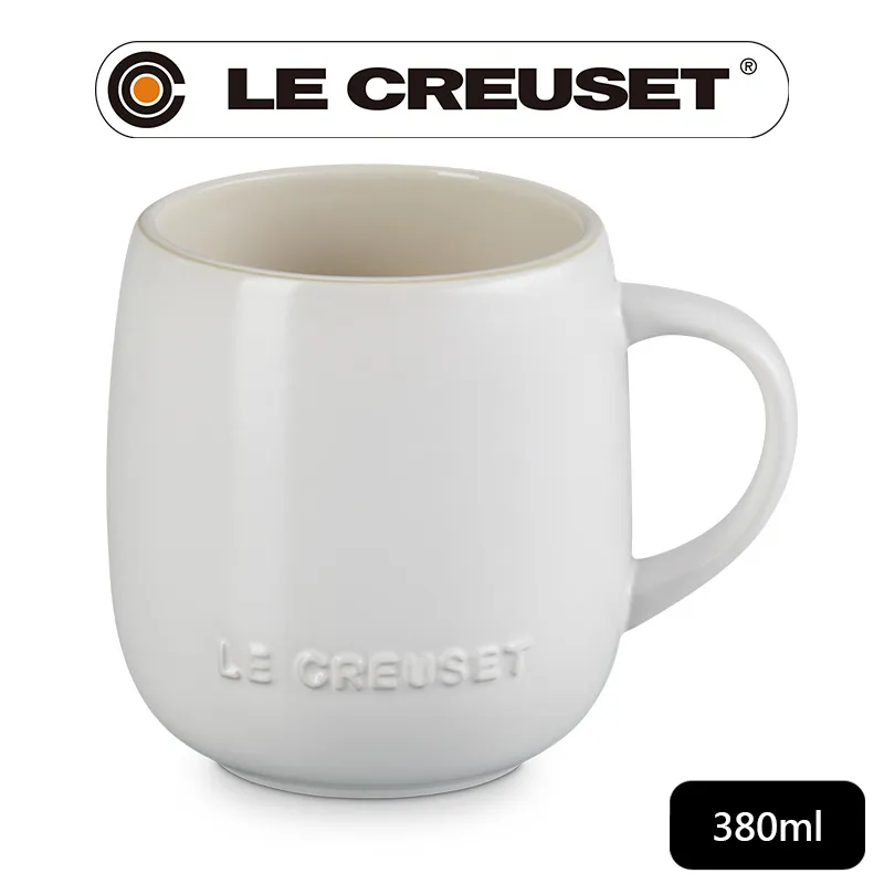 【Le Creuset】瓷器蛋蛋馬克杯380ml(棉花白) 歷史價格詳細信息