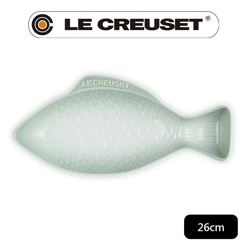 LE CREUSET-瓷器鮮魚盤(中) (貝殼粉) 歷史價格詳細信息
