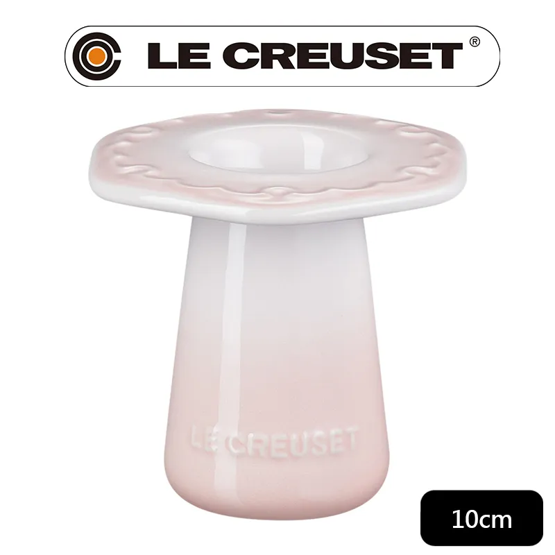 【Le Creuset】瓷器雪藏時光系列鈴鐺造型燭台(無花果/貝殼粉 2色選1) 歷史價格詳細信息