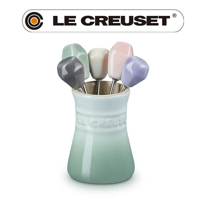 LE CREUSET-瓷器餐叉組 5入 (艾莉絲黃/薄荷藍/粉彩紫/牛奶粉/海岸藍) 歷史價格詳細信息