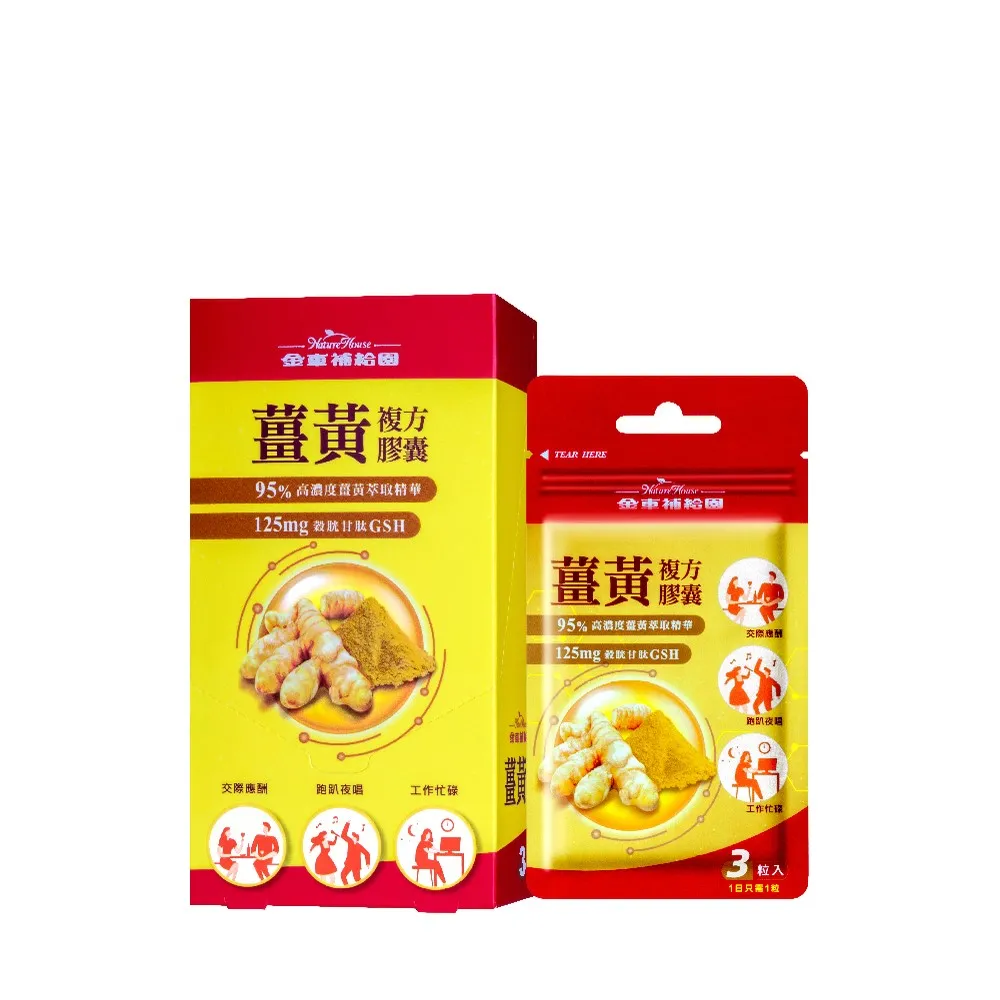 【金車補給園】薑黃萃複方膠囊(3粒*3袋)／盒 歷史價格詳細信息