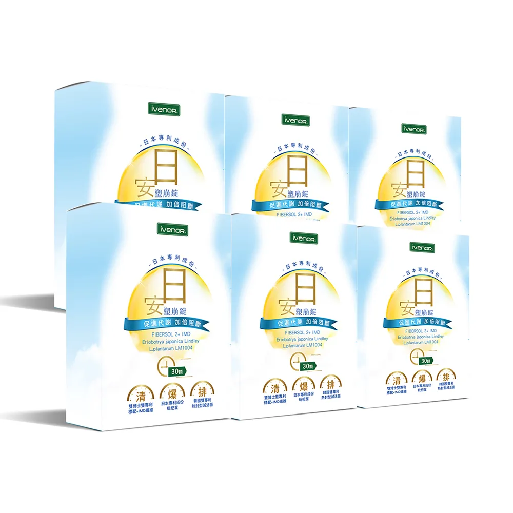 【iVENOR】日安晚安塑崩 日安塑崩錠8盒(30錠/盒)+晚安塑崩膠囊6盒(30粒/盒) 歷史價格詳細信息