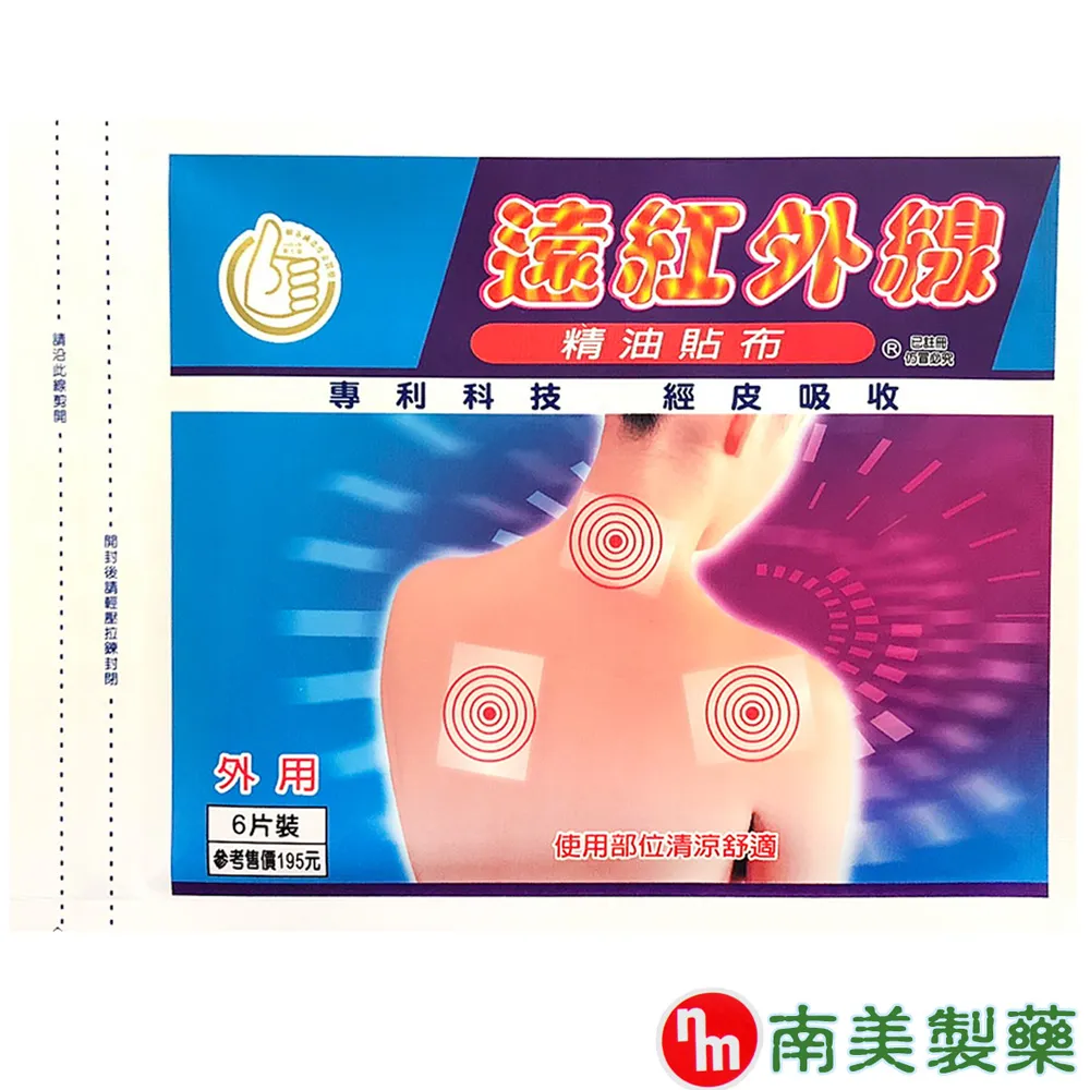 【南美藥廠】遠紅外線精油貼布x20 歷史價格詳細信息