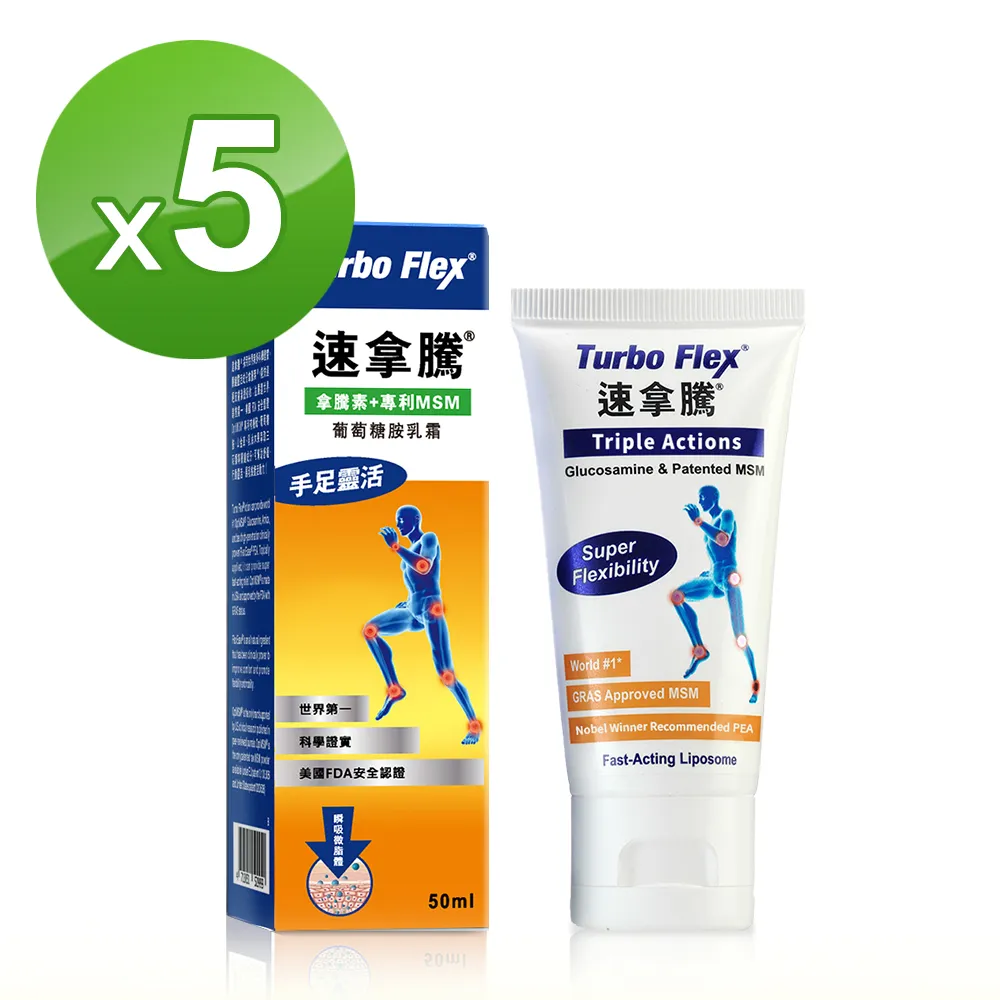 Turbo Flex－速拿騰 葡萄糖胺乳霜(50g/瓶)2瓶組 歷史價格詳細信息
