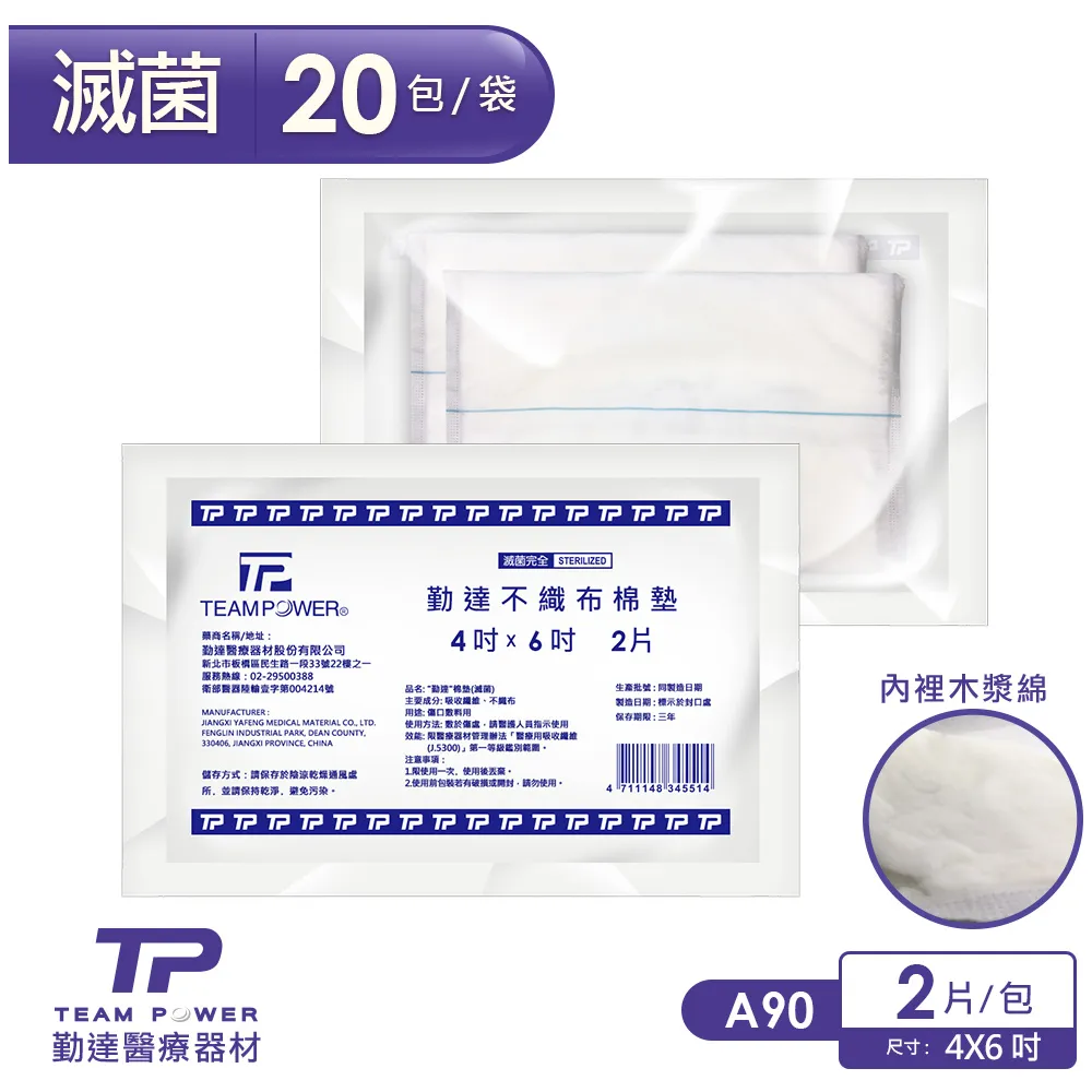 【勤達】醫療級滅菌款-2X2吋-8p紗布塊2片/包共20包/袋-B31 歷史價格詳細信息