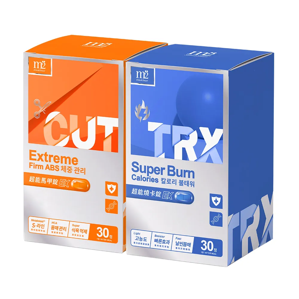 【m2 美度】超能窈窕錠EX(TRX燒卡錠) (30顆/盒) x6盒 歷史價格詳細信息