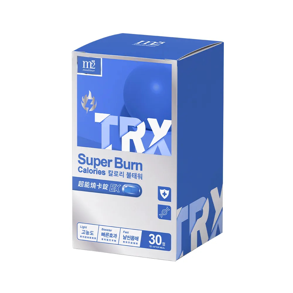 【m2 美度】超能窈窕錠EX(TRX燒卡錠) (30顆/盒) x6盒 歷史價格詳細信息