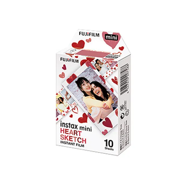 富士 instax mini 底片 愛心素描 一入/10張 拍立得底片 歷史價格詳細信息