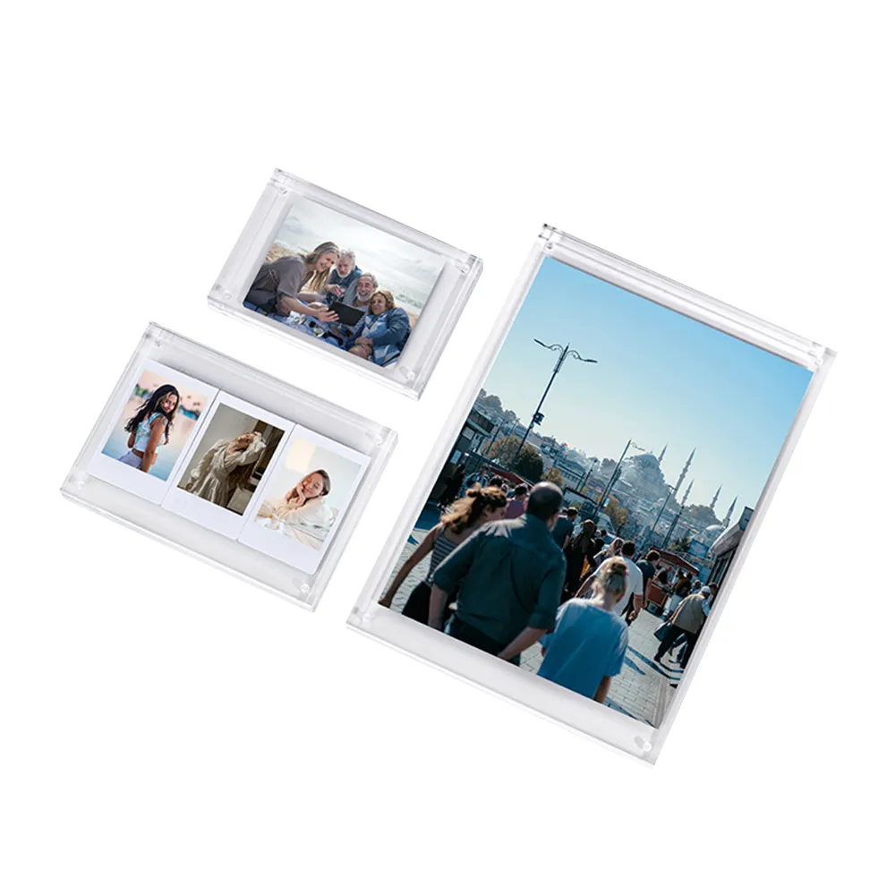 壓克力相框 桌面相冊 照片框 透明 迷你相框 桌面式擺台 桌展示架 3吋展示台 歷史價格詳細信息