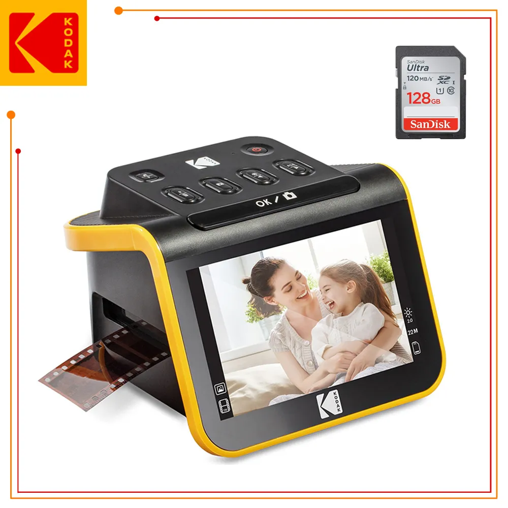 KODAK 柯達 LED螢幕式懷舊膠捲/幻燈片掃描機(RODFS70) 公司貨 歷史價格詳細信息