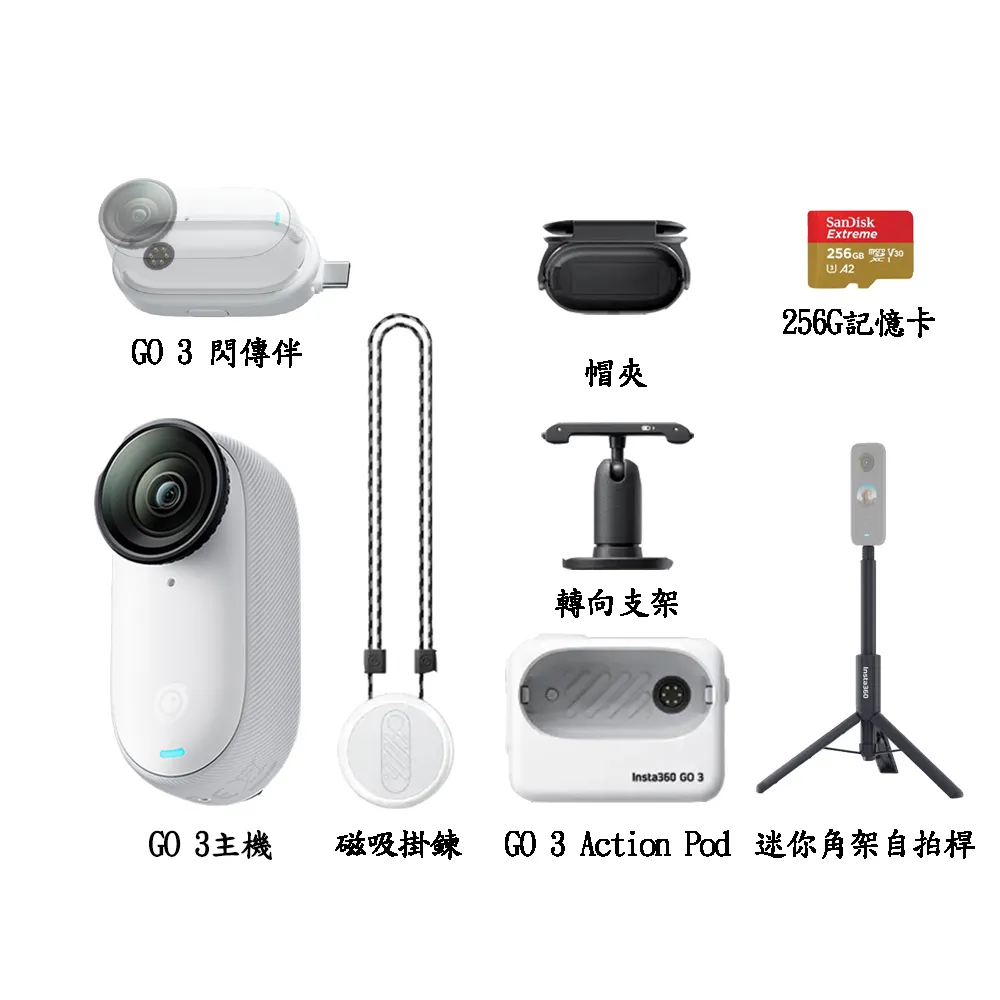 Insta360 GO3拇指防抖寵物高清記錄儀防水防抖運動相機vlog攝像機 歷史價格詳細信息
