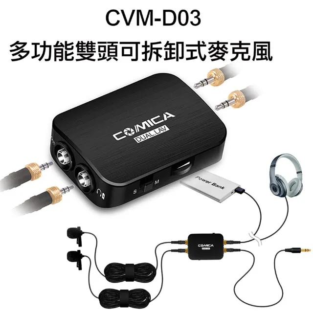 COMICA D03 手機/DSLR雙聲道收音盒 歷史價格詳細信息