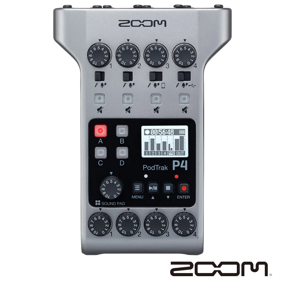 Zoom PodTrak P4 4軌 Podcast 錄音機 海國公司貨 保固540天【凱傑樂器】 歷史價格詳細信息