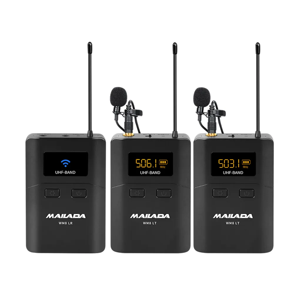 【MAILADA】WM8LS 指向型無線麥克風 (一對二) 歷史價格詳細信息