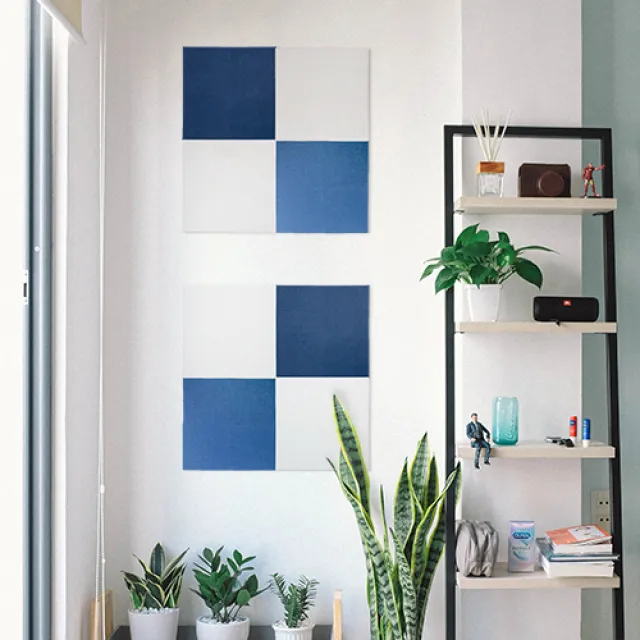 KEYSTONE 方形聲學纖維吸音板64片裝-黑白漸層 歷史價格詳細信息