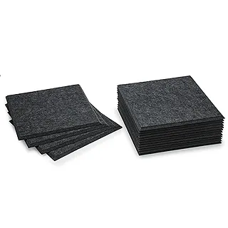 KEYSTONE 聲學纖維吸音板 120X60cm 8片裝-芝麻黑/倒角 歷史價格詳細信息