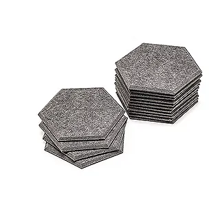 KEYSTONE 六角形聲學纖維吸音板60片裝-銀月天 歷史價格詳細信息