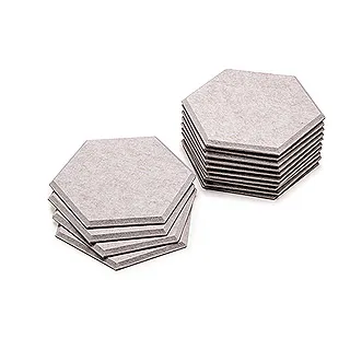 KEYSTONE 六角形聲學纖維吸音板60片裝-銀月天 歷史價格詳細信息