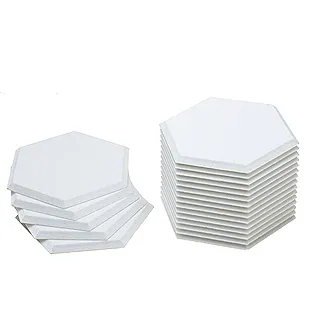 KEYSTONE 六角形聲學纖維吸音板60片裝-銀月天 歷史價格詳細信息