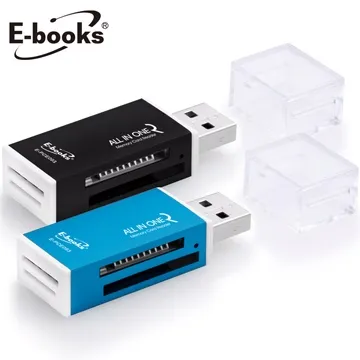 E-books T24 鋁製40合1四槽讀卡機 (藍) 歷史價格詳細信息