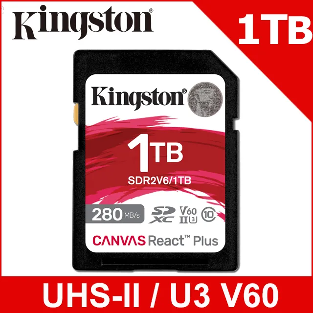 【Kingston 金士頓】Canvas React Plus SDXC UHS-II 280R/150W V60 256GB 記憶卡(SDR2V6/256GB) 歷史價格詳細信息
