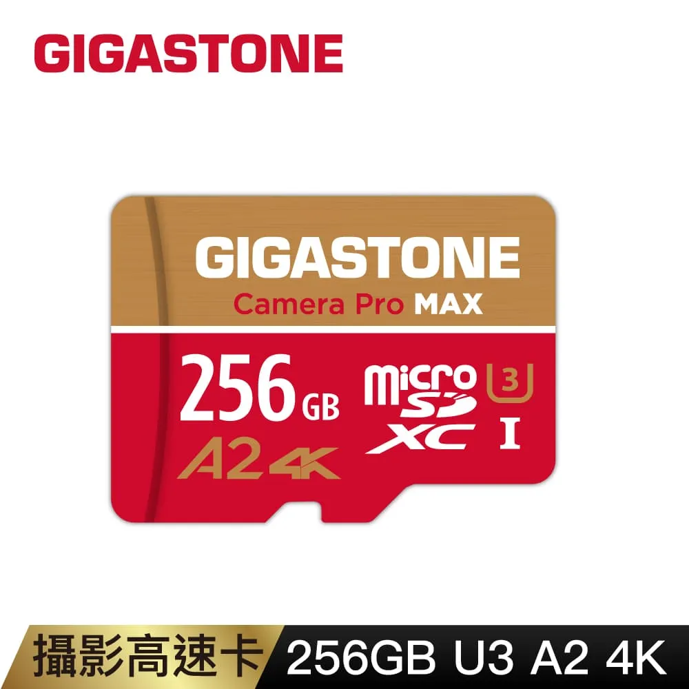 GIGASTONE Camera Pro MAX microSDXC UHS-Ⅰ U3 256GB攝影高速記憶卡-5入組(256G A2 4K) 歷史價格詳細信息