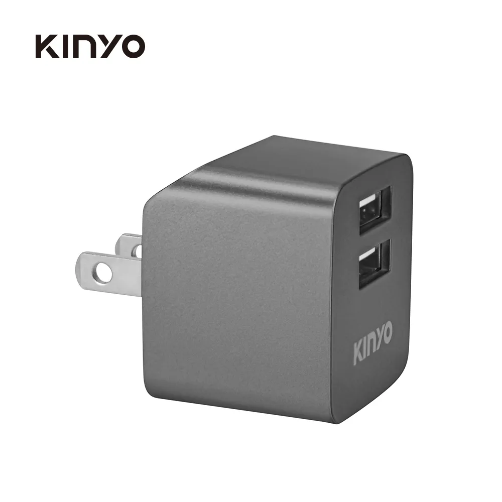 KINYO折疊式雙孔USB充電器(灰)CUH223GY 歷史價格詳細信息