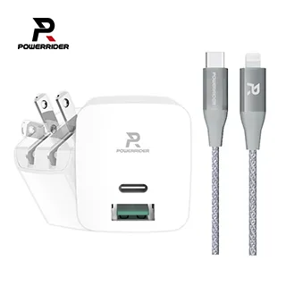 Power Rider 20W PD USB折疊充電器套組 白色 歷史價格詳細信息