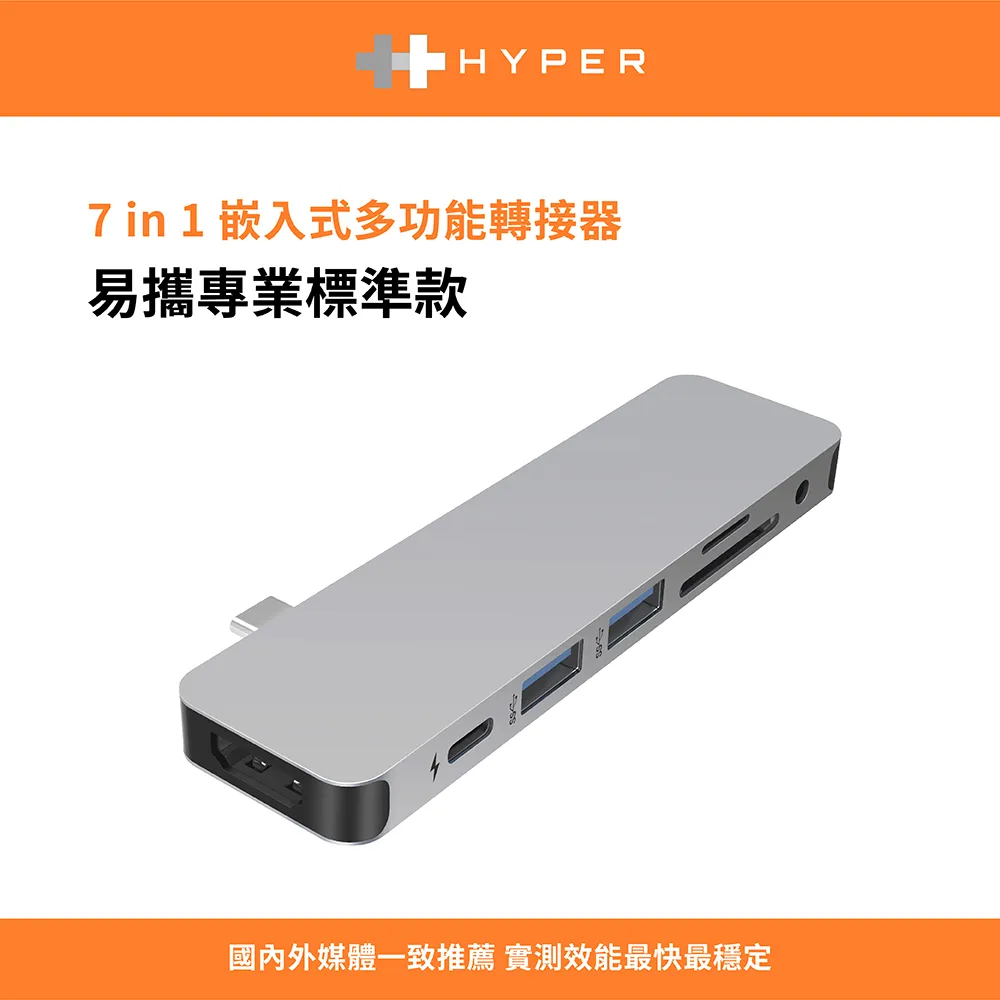HyperDrive 7-in-1 USB-C Hub-銀 歷史價格詳細信息