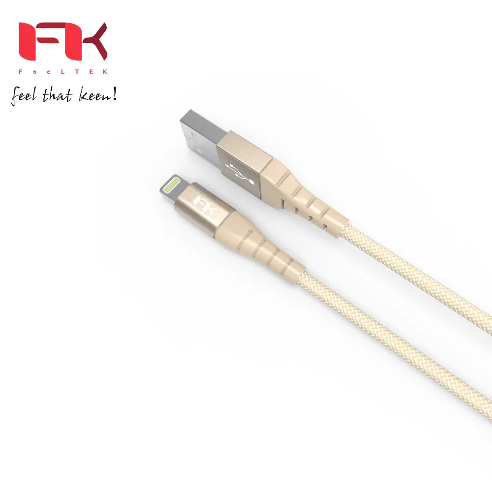 Feeltek Air Lightning 180cm MFI 認證強韌編織傳輸線_黑 歷史價格詳細信息
