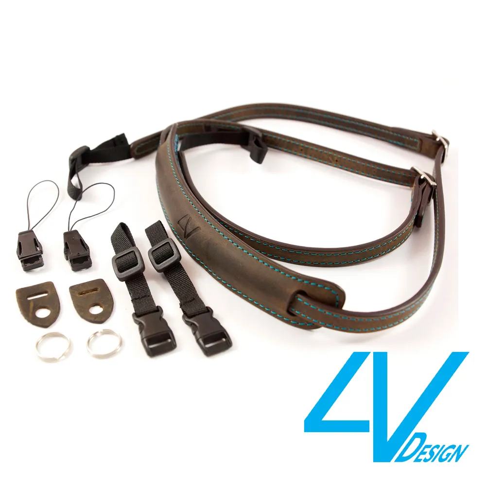 4V LUSSO-SLIM系列相機背帶SP01B-VV2330-棕/青色(S) 歷史價格詳細信息