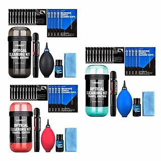 VSGO DKL-15 威高 光學清潔旅行套裝組･清潔組 吹球 拭鏡筆 清潔液 拭鏡布 濕式拭鏡紙 收納盒 歷史價格詳細信息