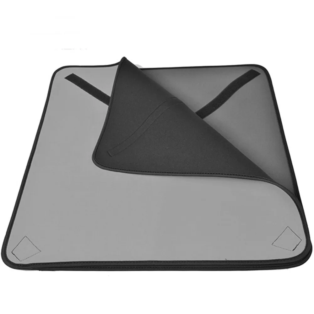 兩用相機包裹布 鏡頭保護布 無反百折布65x65cm黑/灰(防刮防撞防水彈性潛水布料) 歷史價格詳細信息