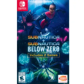 NS Switch《深海迷航＋深海迷航：冰點之下 Subnautica Below Zero》中英日文美版 價格比較,價格查詢,歷史價格詳細信息