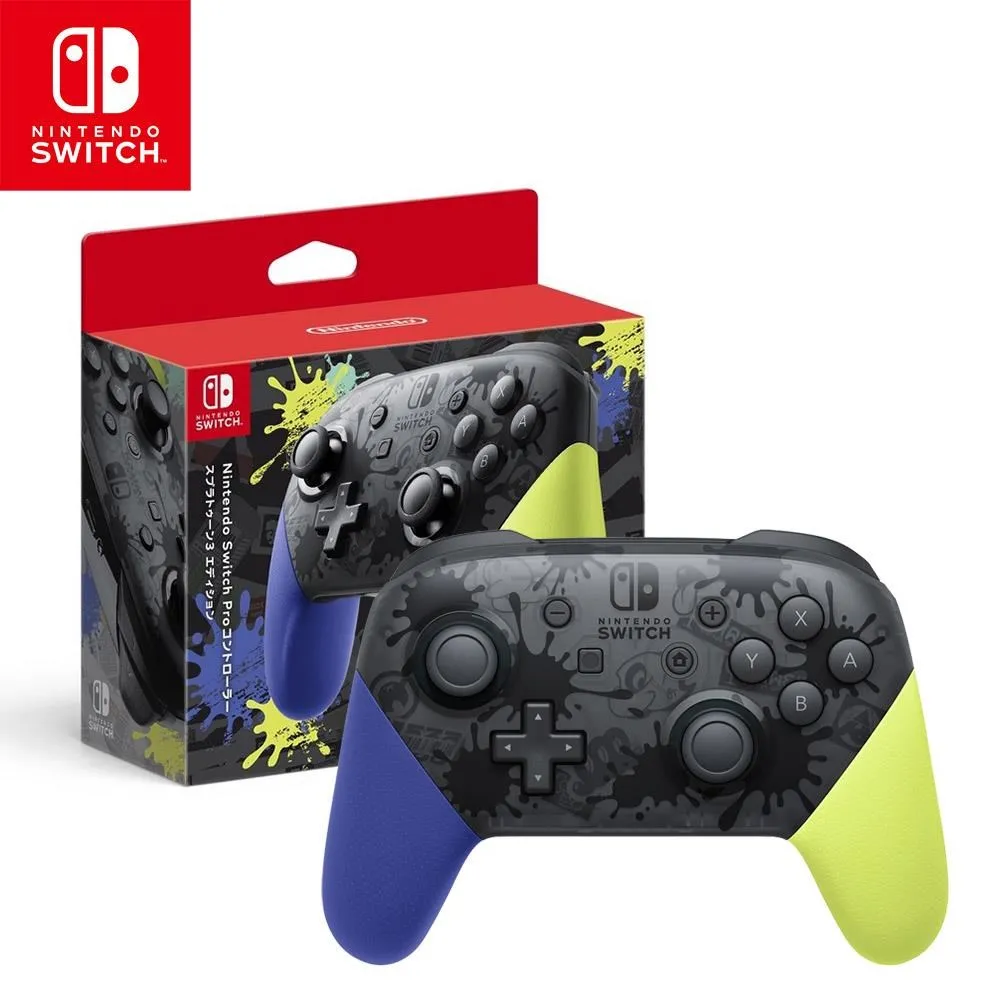 【Nintendo 任天堂】Switch Pro 手把控制器《Splatoon2》版x斯普拉遁2+擴充票(漆彈大作戰2)日文版 歷史價格詳細信息