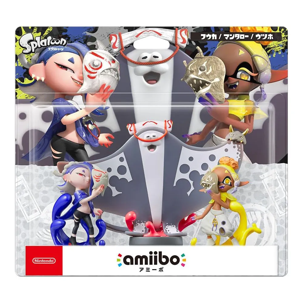 amiibo 魚漿幫 莎莎鬼福曼曼 三入組【斯普拉遁3系列】 台灣公司貨 全新現貨 歷史價格詳細信息